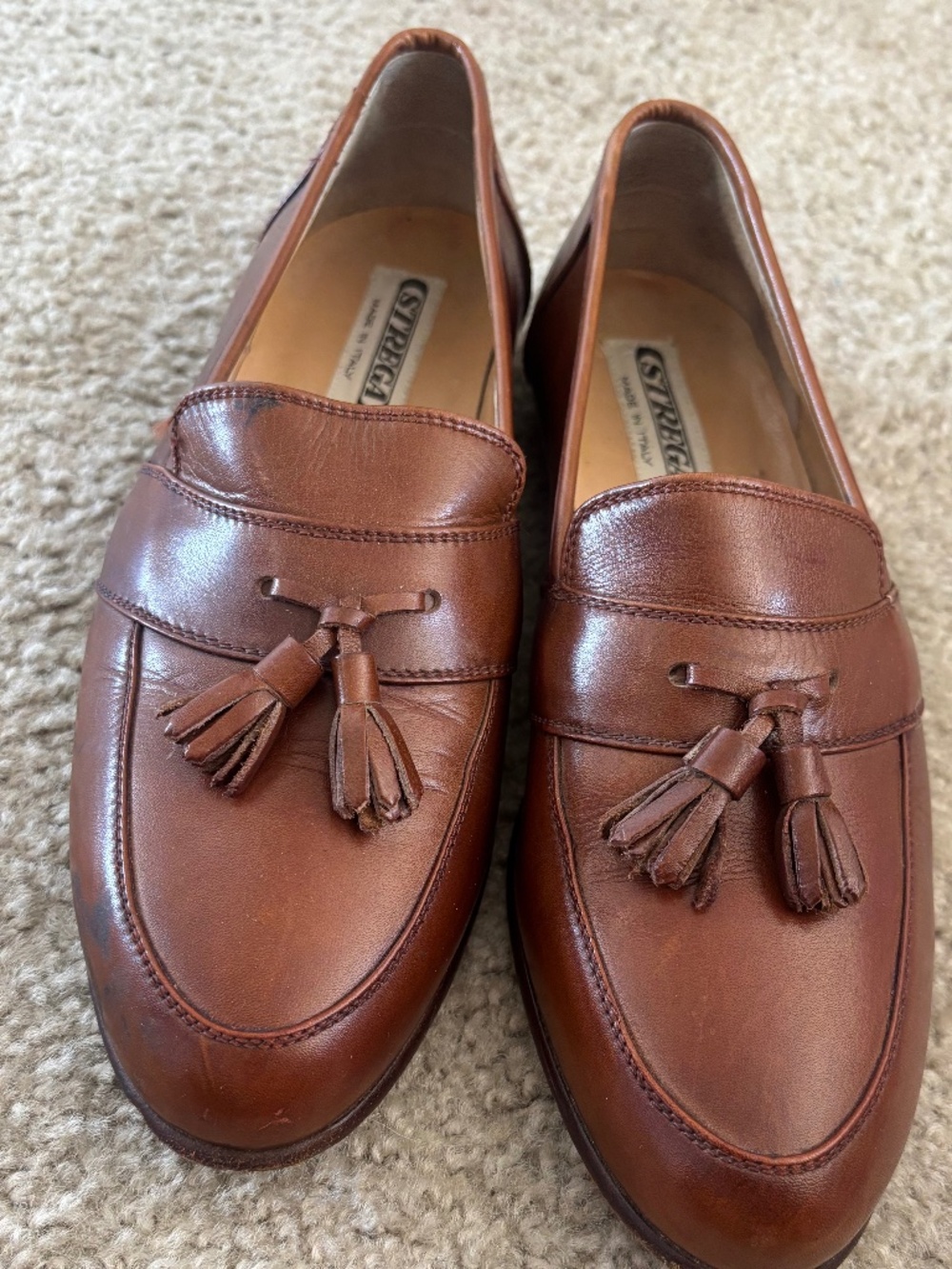 Strega Italian Leather Loafers (W10)